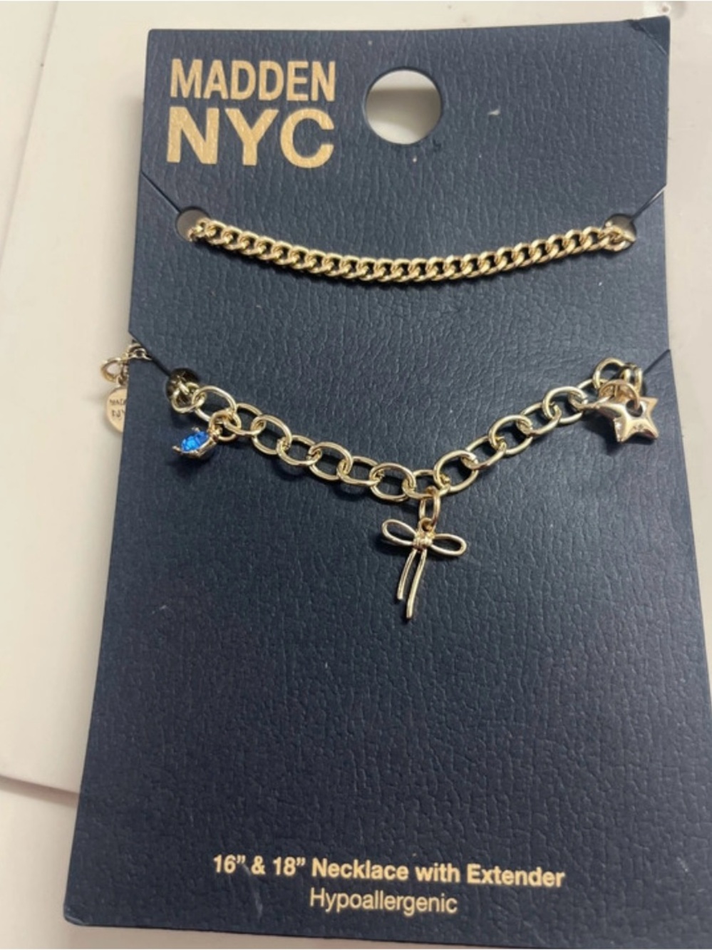 Gold Charm Layered Necklace - Gold